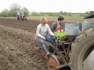 Trainee on last years horticulture course.