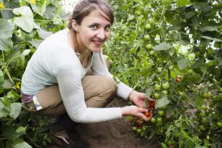 TestCropper Steph at FarmStart