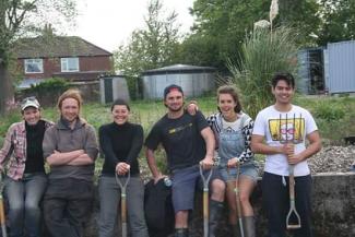 Luiza and the Land Army at FarmStart Woodbank