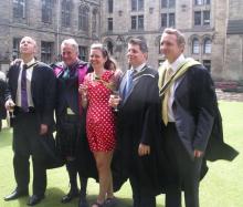 Helen on her graduation day.