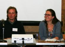 Kindling's Helen Woodcock on the MLFW discussion panel with Rob Squires.