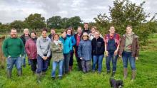 The last commercial growers course group visiting Fir Tree Farm